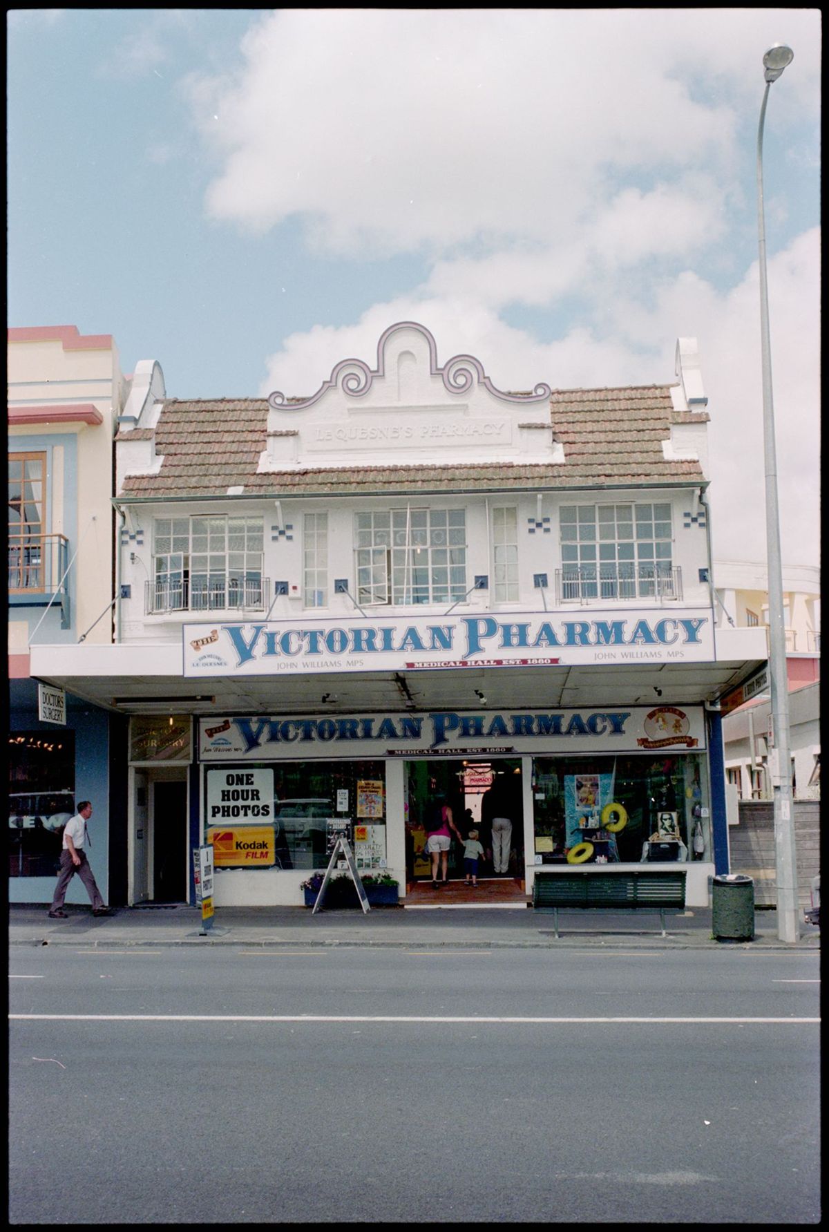 The pharmacy building at 6 Jervois Road, Ponsonby, 1996.
